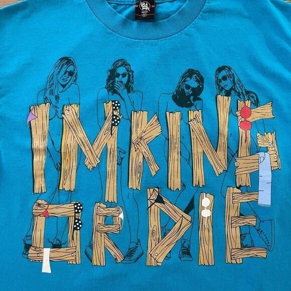 IMKING Brand Beach Girls Graphic Blue M - Picture 3 of 6